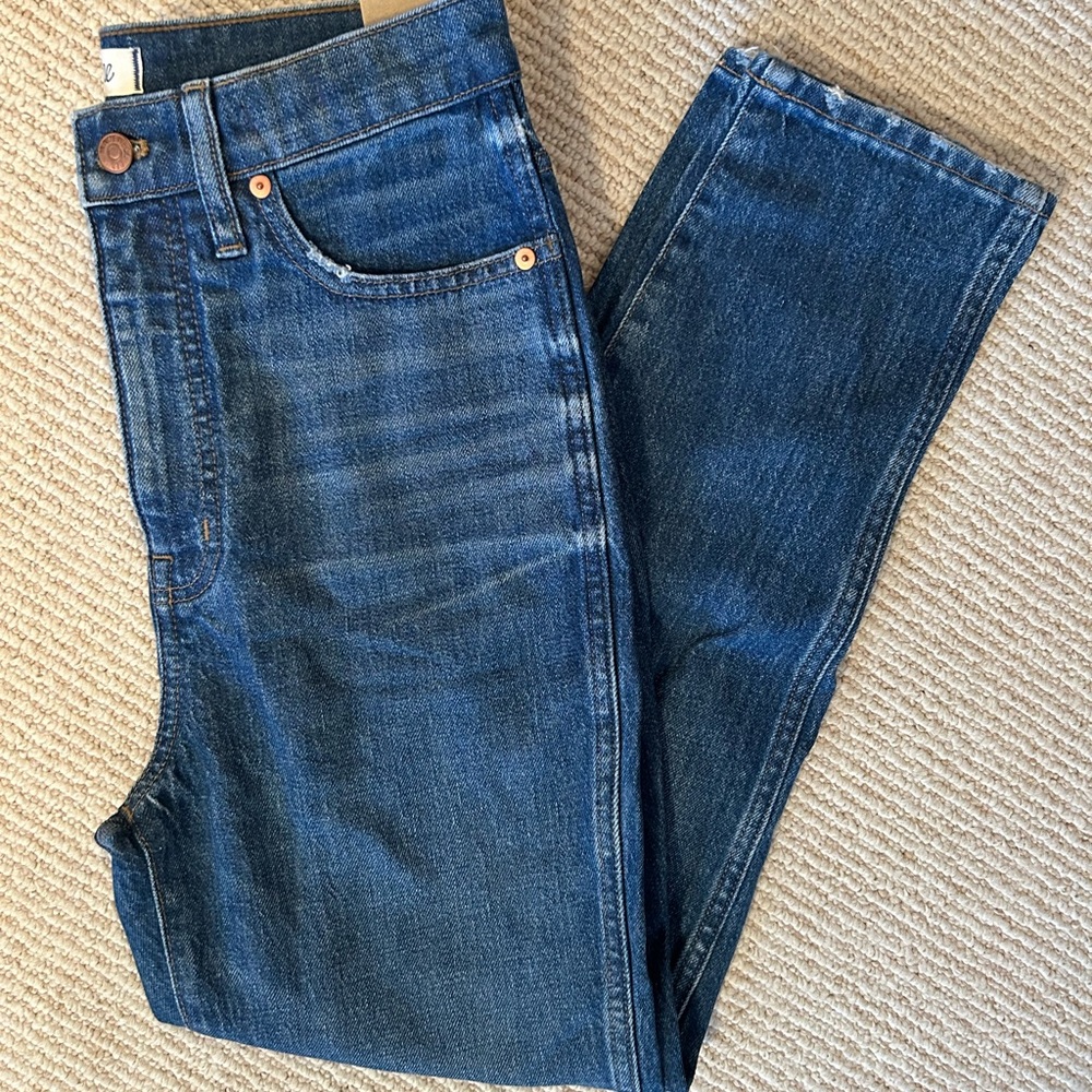 Madewell Stovepipe Jeans-NWT